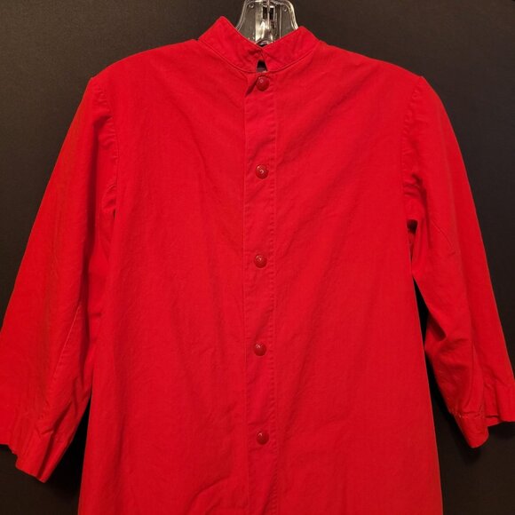 Vintage Abbey Brand Cossack Size 12 Red Button Up Name Inside - Picture 3 of 10